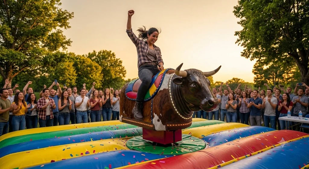 Toro mecánico para cumpleaños en Santiago